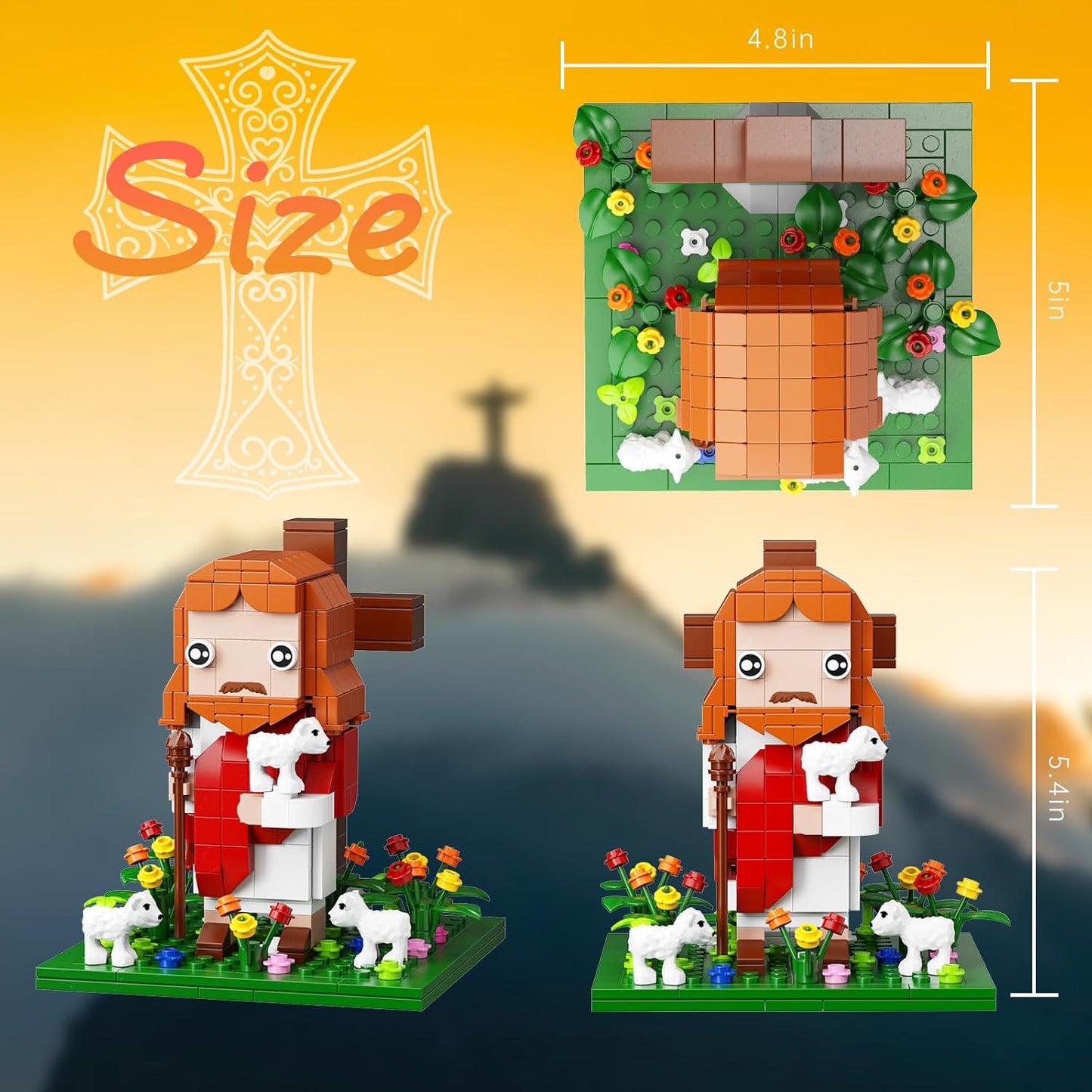 Jesus Building Blocks Set