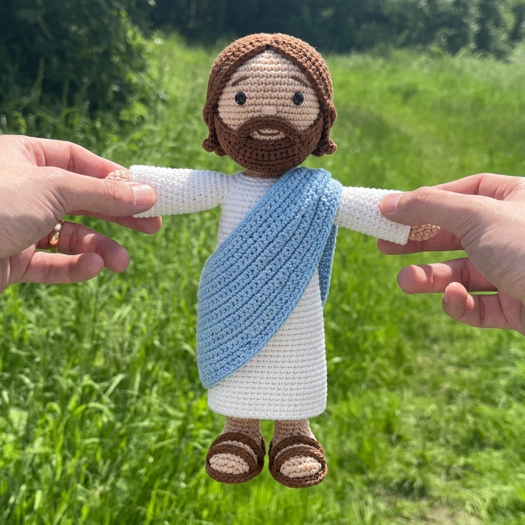 Jesus Crochet Plushie